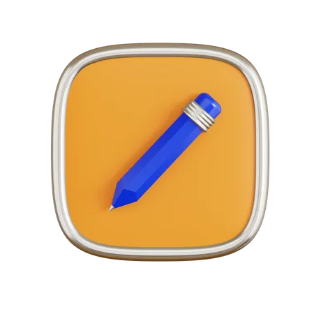 Pencil  3D Icon