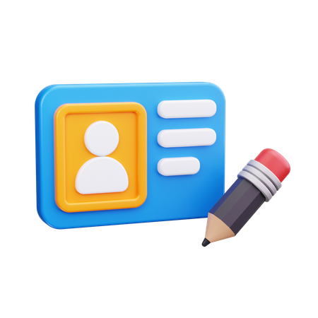 Pencil  3D Icon