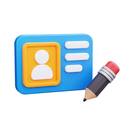 Pencil  3D Icon