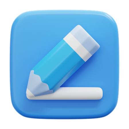 Pencil  3D Icon