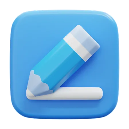 Pencil  3D Icon