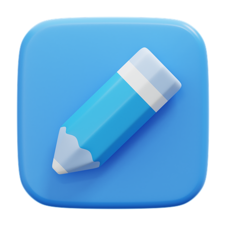 Pencil  3D Icon