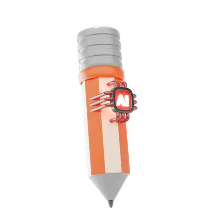 Pencil  3D Icon