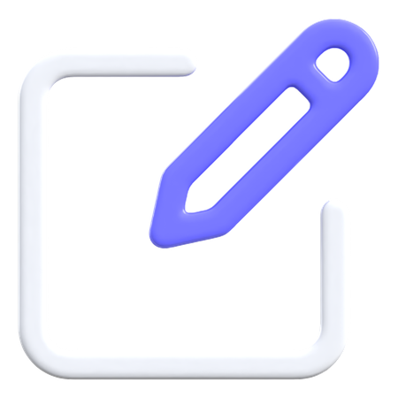 Pencil  3D Icon