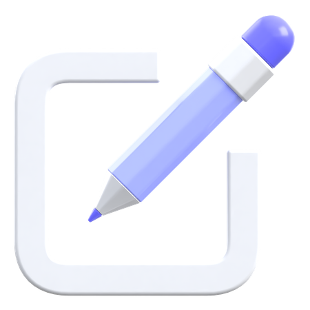 Pencil  3D Icon