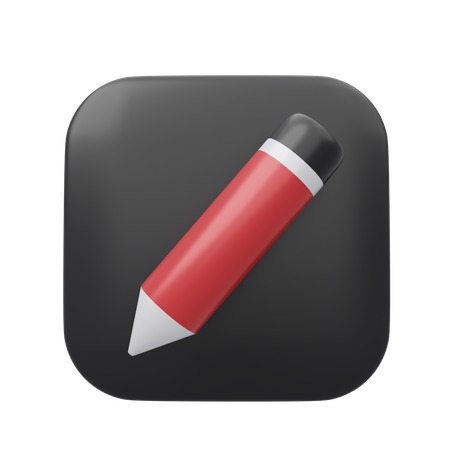 Pencil  3D Icon