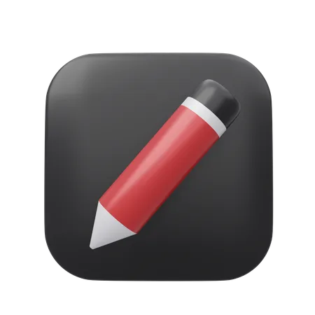 Pencil  3D Icon