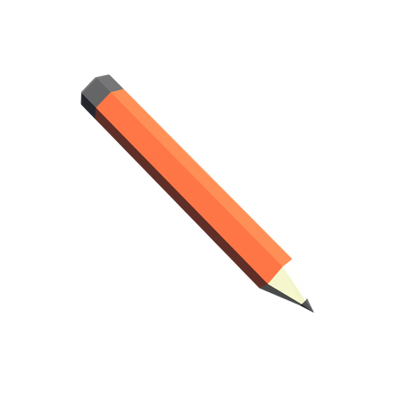 Pencil 3D Icon