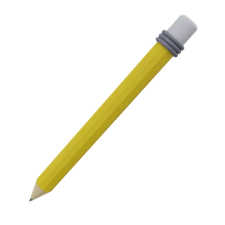 Pencil Illustration 3D Icon