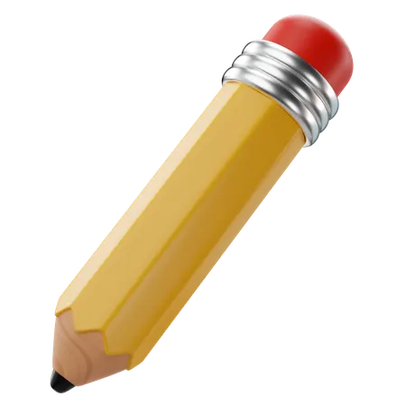 3 D Illustration Pencil Of Back To School Icon 3D Icon