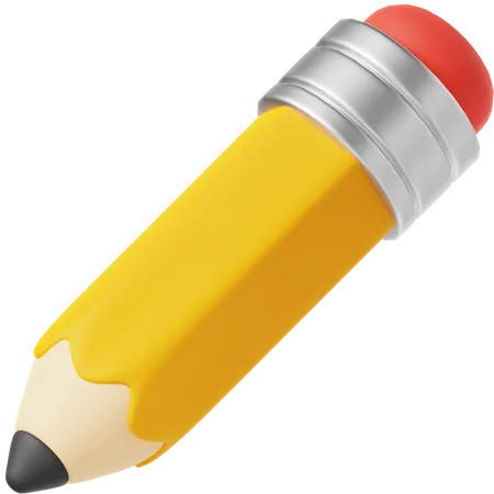 Pencil 3 D Illustration 3D Icon