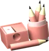 Pencil And Sharpener