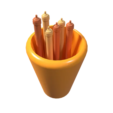 Pencil Box  3D Icon