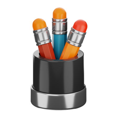 Pencil Box  3D Icon