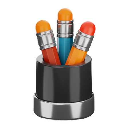 Pencil Box  3D Icon