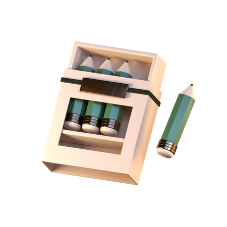 Pencil Box  3D Icon