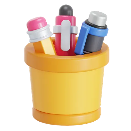 Pencil box  3D Icon