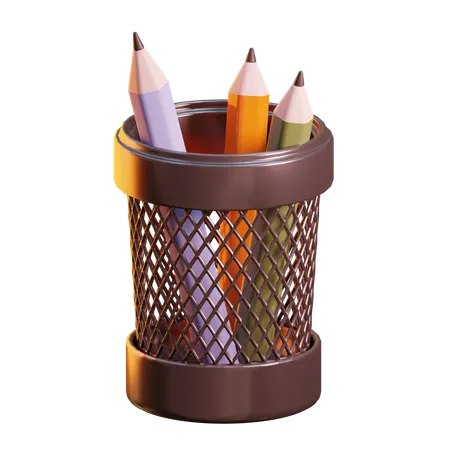 Pencil Box  3D Icon