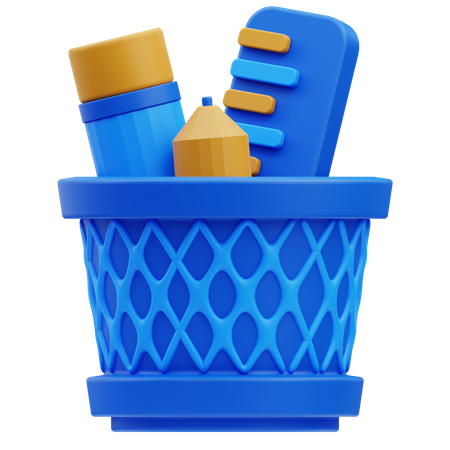 Pencil Box  3D Icon