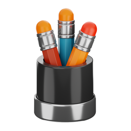Pencil Box  3D Icon