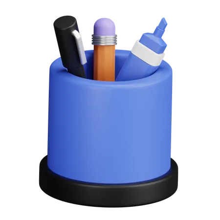 Pencil Case  3D Icon