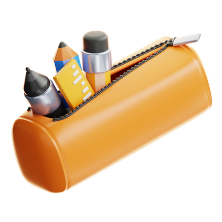 Pencil Case  3D Icon