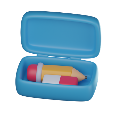 Pencil Case  3D Icon