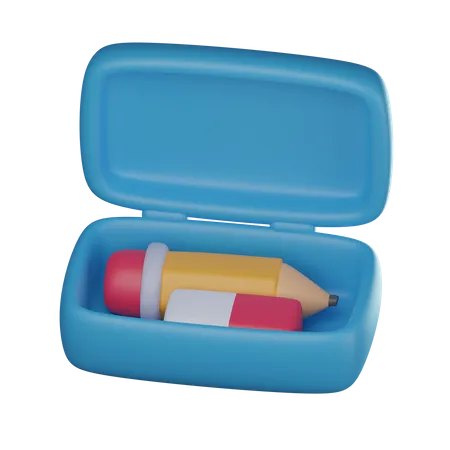 Pencil Case  3D Icon