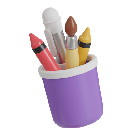 Pencil Case  3D Icon