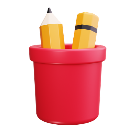 Pencil Case  3D Icon