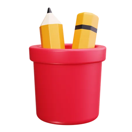 Pencil Case  3D Icon