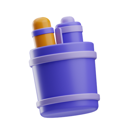 Pencil Case  3D Icon