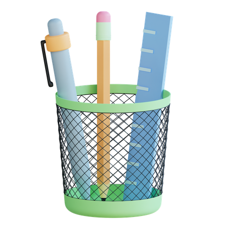 Pencil Case  3D Icon