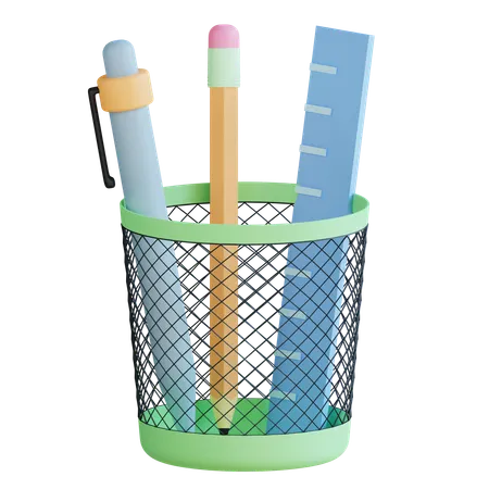 Pencil Case  3D Icon