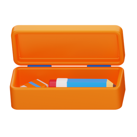 Pencil Case  3D Icon