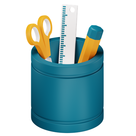 Pencil Case  3D Icon