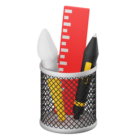 Pencil Case  3D Icon