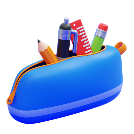 Pencil Case  3D Icon