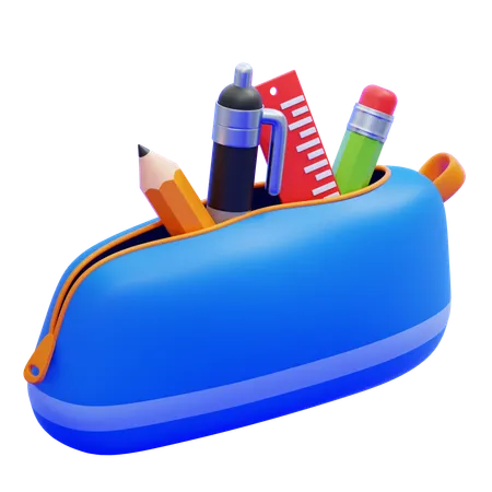 Pencil Case  3D Icon