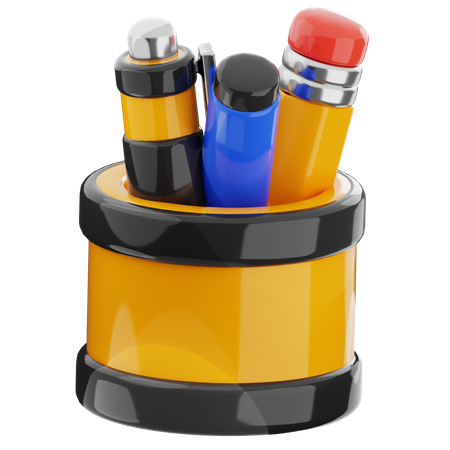 Pencil Case  3D Icon