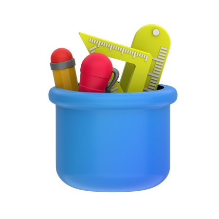 Pencil Case  3D Icon