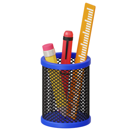 Pencil Case  3D Icon