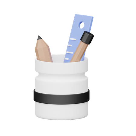 Pencil Case  3D Icon