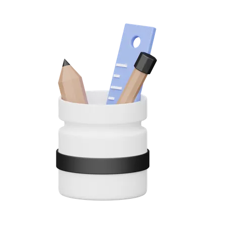 Pencil Case  3D Icon