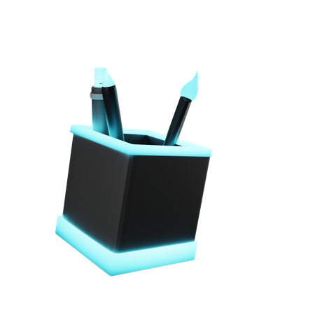 Pencil Case  3D Icon