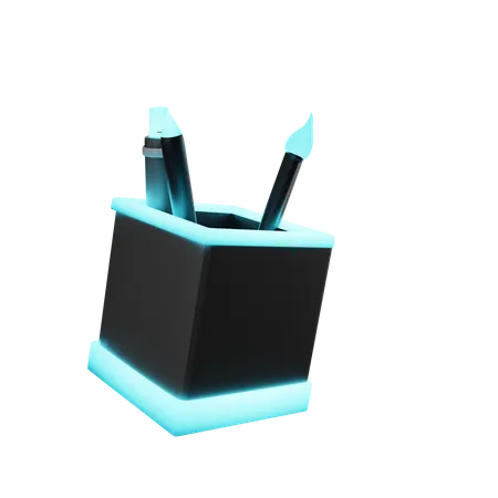Pencil Case  3D Icon