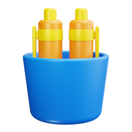 Pencil Case  3D Icon