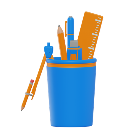 Pencil Case  3D Icon