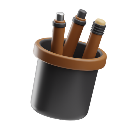Pencil Case  3D Icon
