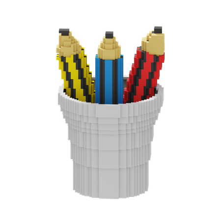 Pencil Case  3D Icon